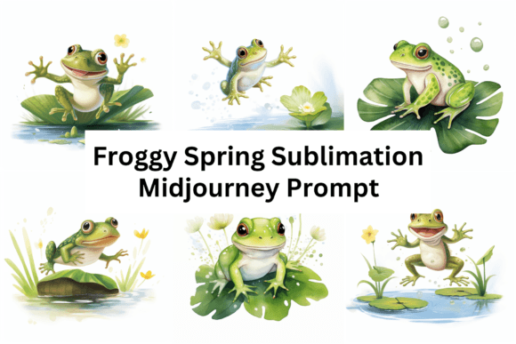 Download Ai Prompt for Froggy Spring Sublimation - Spring sublimation Collection