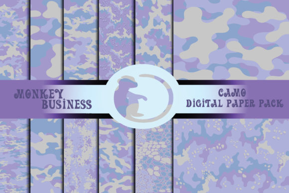 Download Fashionable Camo Digital Paper Pack - Paper pack Collection