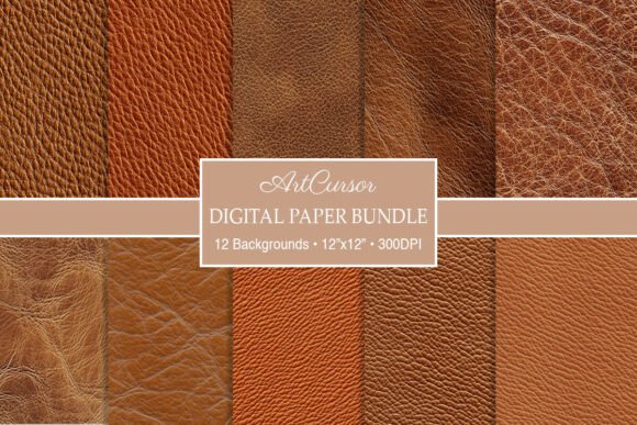 Download Seamless Brown Leather Digital Papers - Digital papers Collection