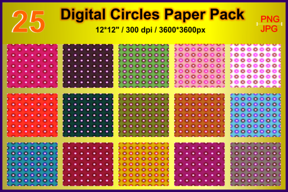Download Digital Circles Paper Pack - Paper pack Collection