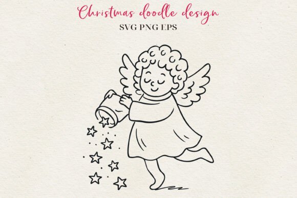 Download Hand-Drawn Christmas Character SVG PNG - Premium Resources