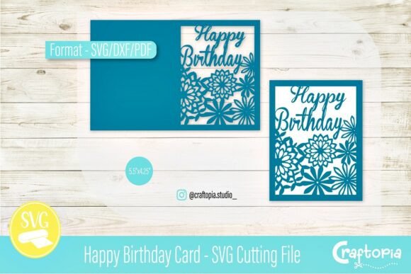 Download Happy Birthday Card – SVG Cutting File - Birthday Collection
